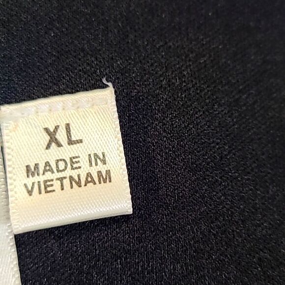 Emma & Michele Gray Knee-length Dress with Cut-out at Neckline, Size XL - Picture 7 of 8